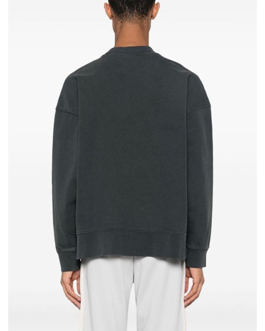 Palm Angels Sweater Met Gewassen-effect in het Black voor heren
