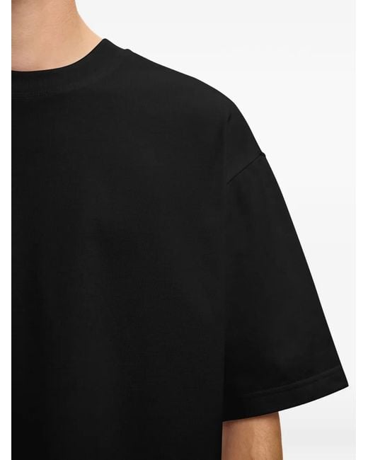 T-Shirt À Col Rond SELECTED pour homme en coloris Black
