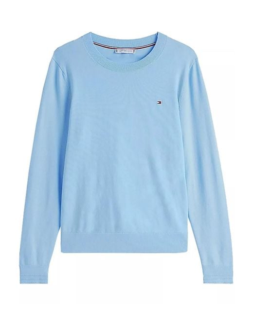 Tommy Hilfiger Katoenen Trui in het Blue