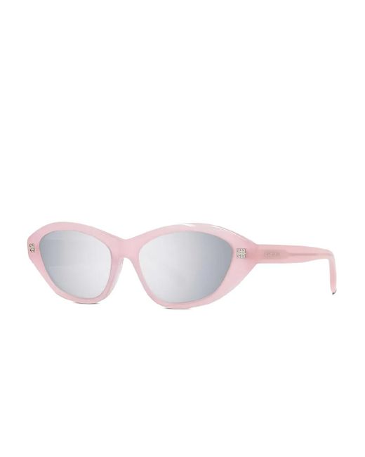 Givenchy White Cat-Eye Frame Sunglasses