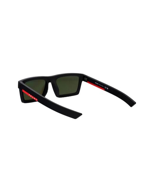 Prada Linea Rossa Blue Square-Frame Sunglasses for men