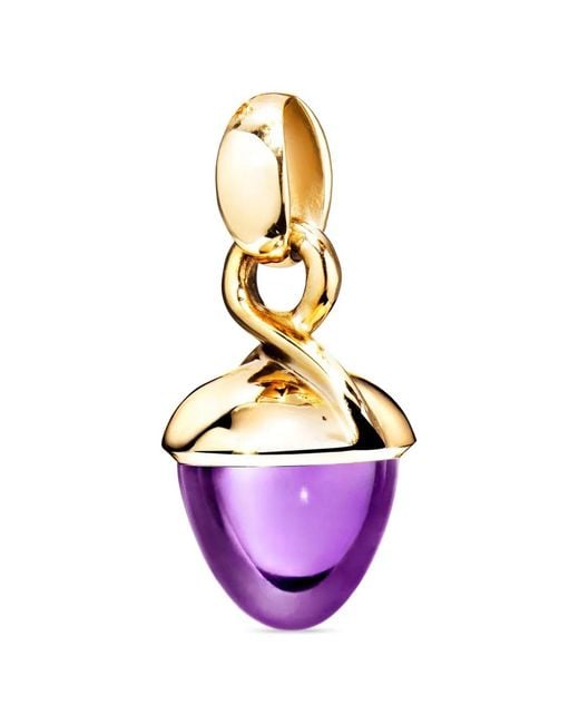 Tamara Comolli Metallic Mikado Amethyst Pendant