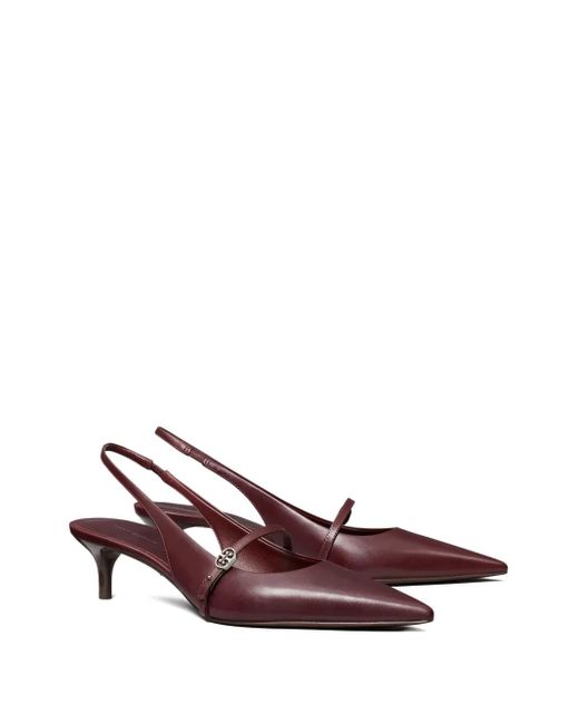 Tory Burch Brown Slingback Sandals