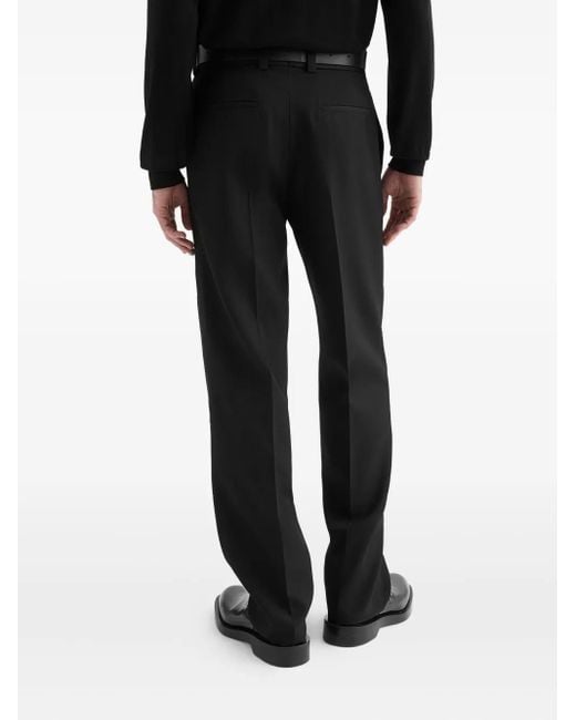 Jil Sander Black Wool Trousers for men