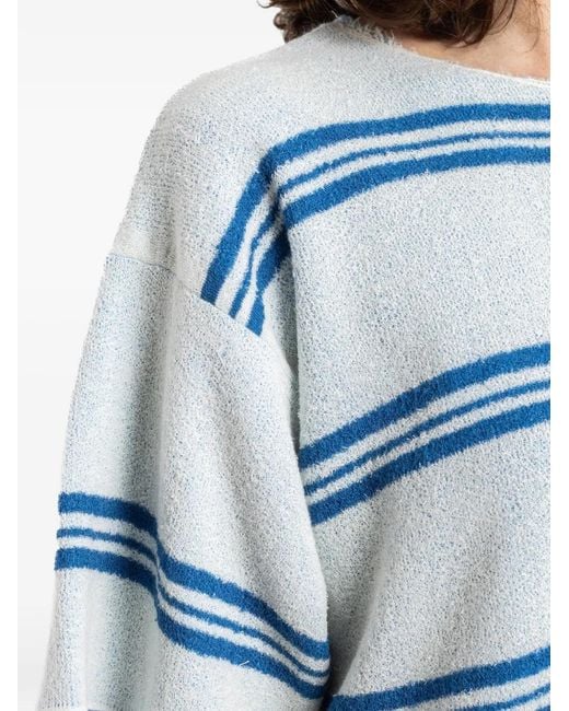 Bielo Blue Striped Double-Face T-Shirt