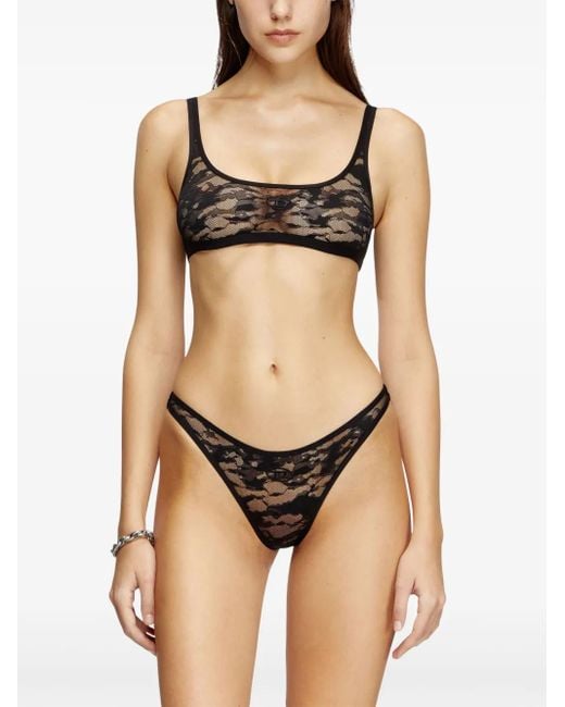 DIESEL Black Kelsi Bra