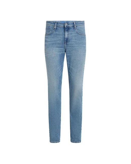 Karl Lagerfeld Blue Five-Pocket Jeans for men