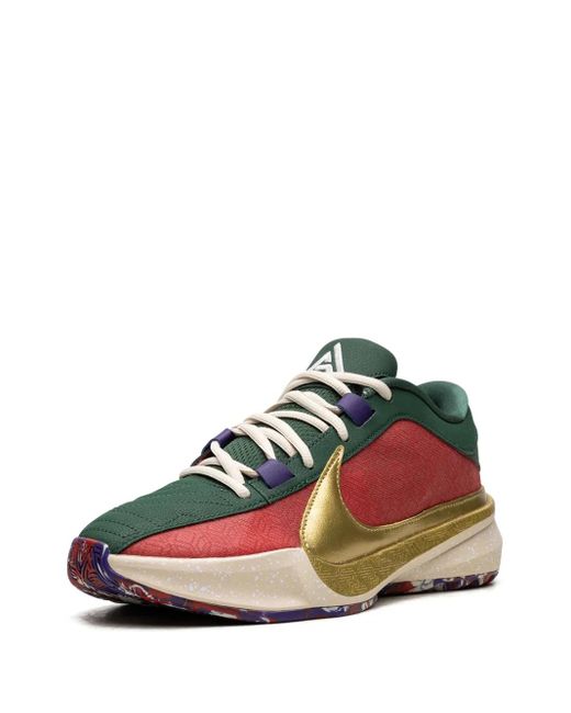 Nike Red Zoom Freak 5 "Keep It A Buck" Sneakers