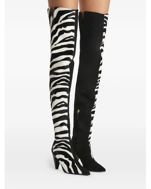 Khaite Black Harvey Over-The-Knee High Boots