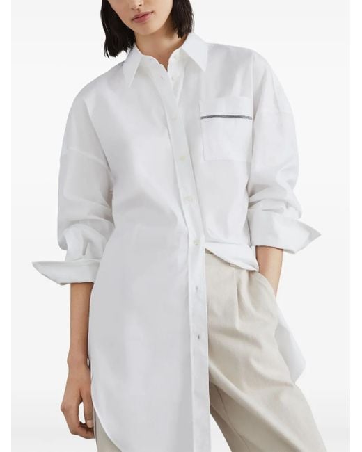 Brunello Cucinelli White Shirts