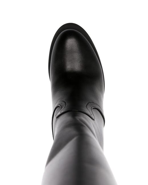 Paloma Barceló Black Hella 130Mm Platform-Sole Boots