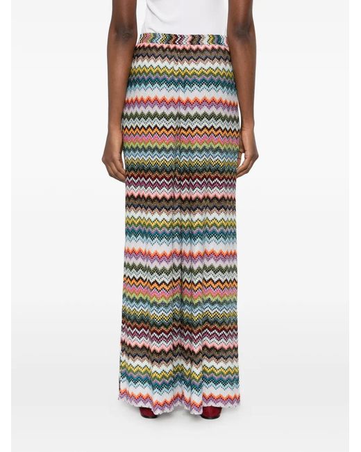 Missoni White Chevron Trousers