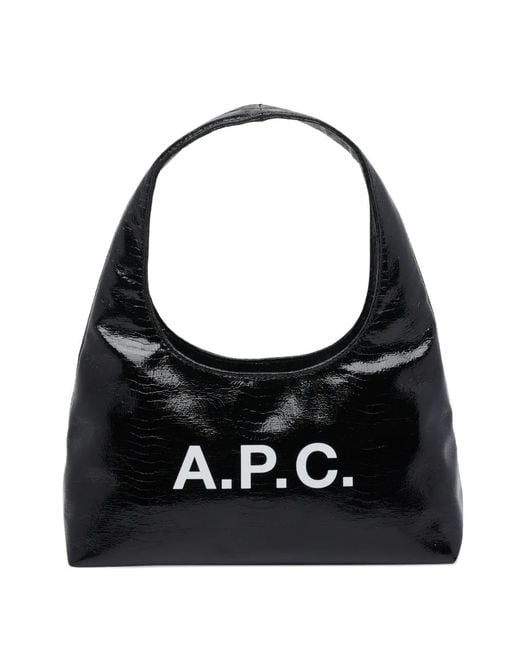 A.P.C. Black Shoulder Bags