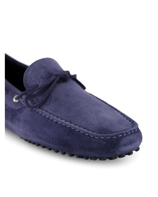 Aurélien Blue Suede Leather Loafers for men