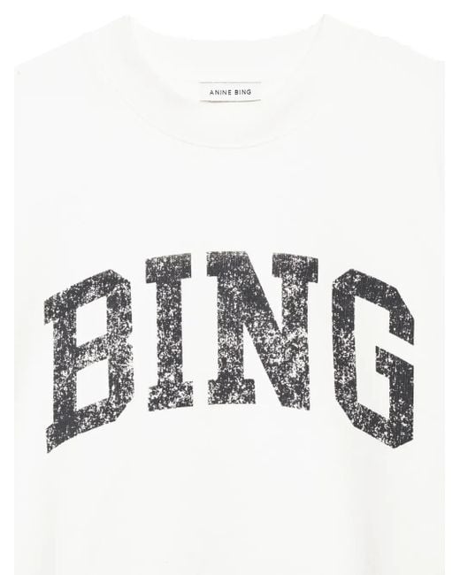 Anine Bing White Jay T-Shirt