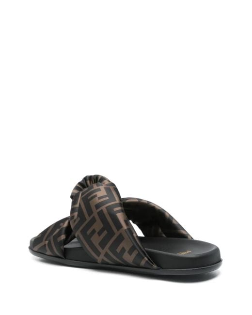 Fendi Black Feel Slide