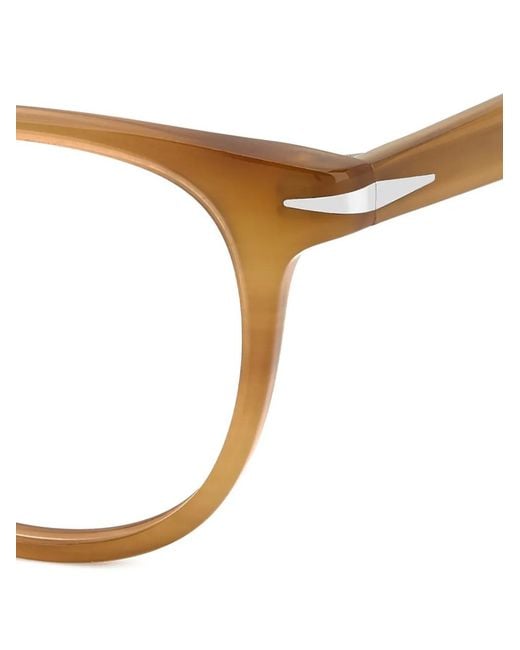 David Beckham Natural Round-Frame Glasses