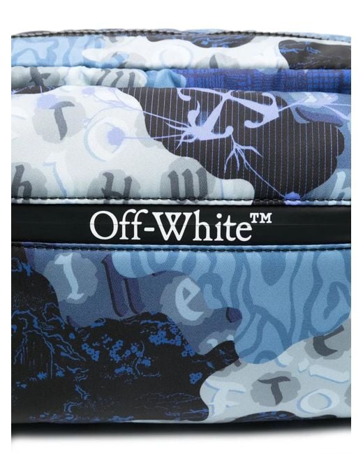 Off-White c/o Virgil Abloh Blue Outdoor Camera Bag for men