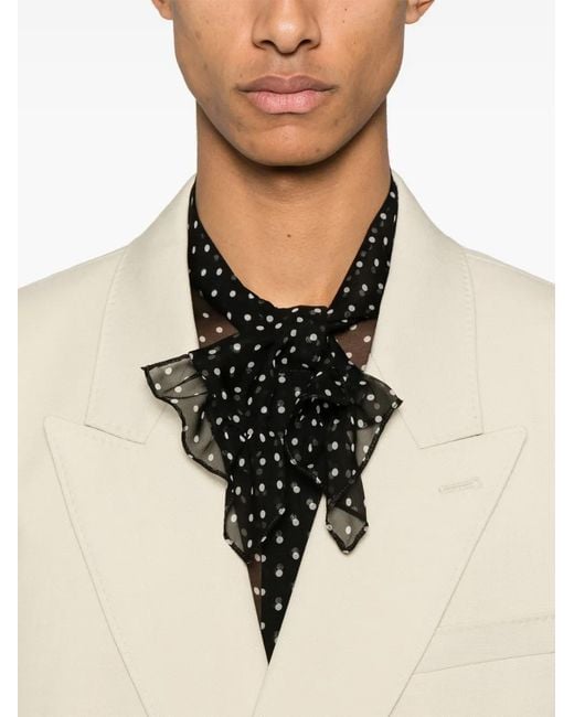 Saint Laurent Natural Wool Blazer for men