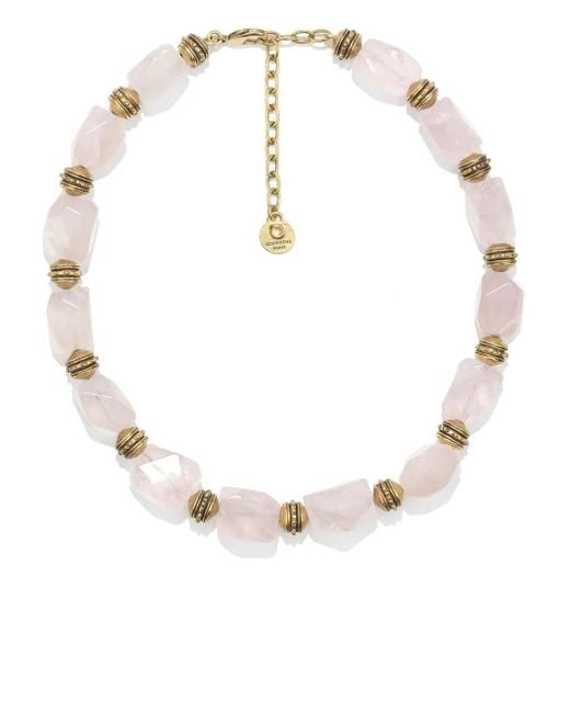 Collana Con Cristalli Syracuse di Goossens in White