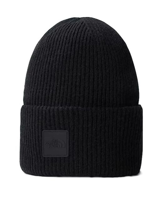 The North Face Black Urban Ribbed-Knit Beanie for men