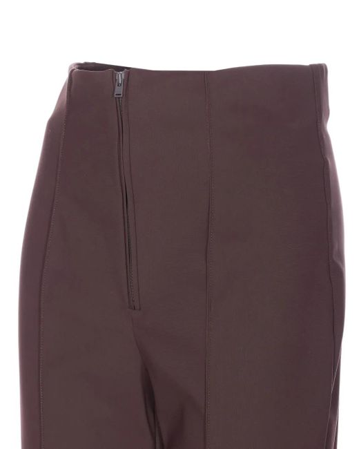 Pantaloni Da Sci A Vita Alta di Fendi in Purple