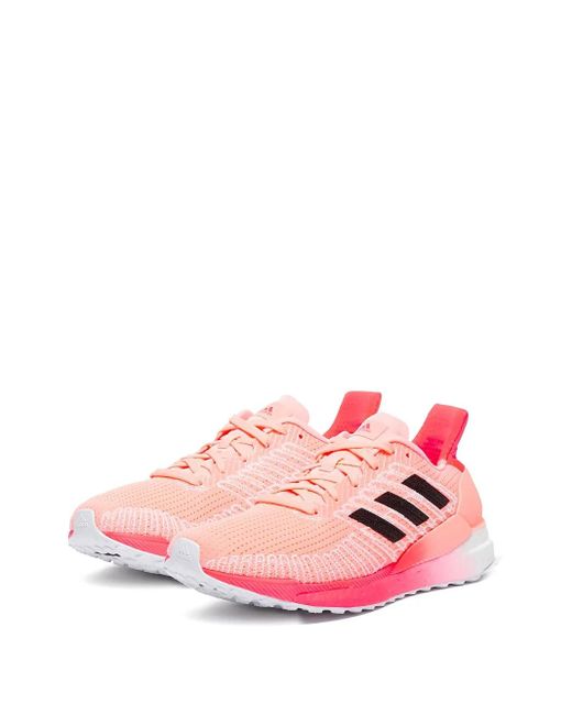 Adidas Pink Solar Boost 19 "Light Flash" Sneakers