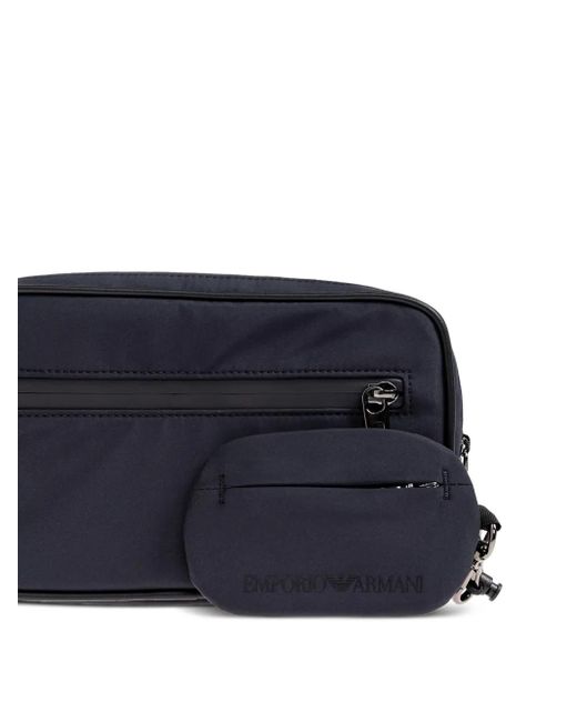 Mochila con cremallera removible Emporio Armani de hombre de color Blue