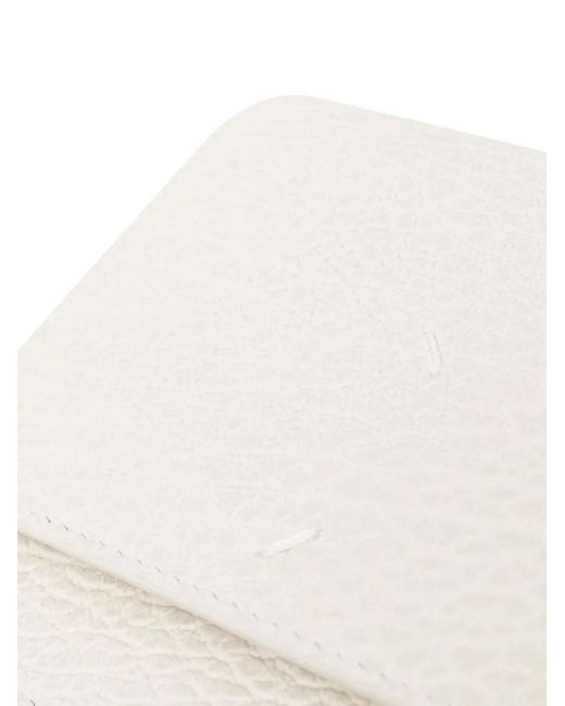 Maison Margiela Four Stitches Portemonnee Met Ketting in het White voor heren