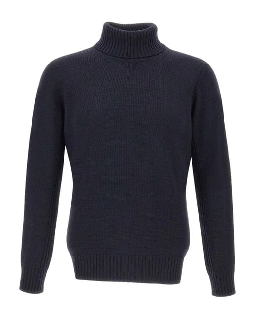 Pull À Bords Côtelés Kangra pour homme en coloris Blue