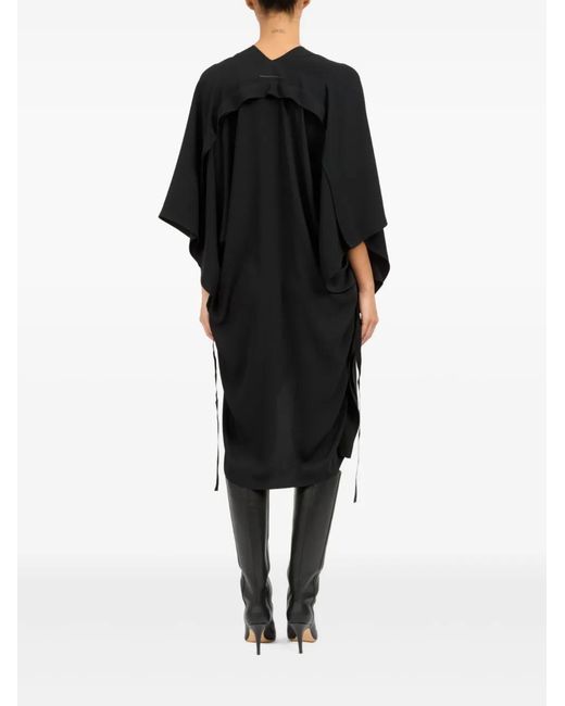 MM6 by Maison Margiela Black Midi Dresses
