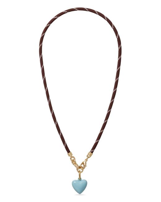 Roxanne Assoulin Blue The Happy Cord Charm Necklace