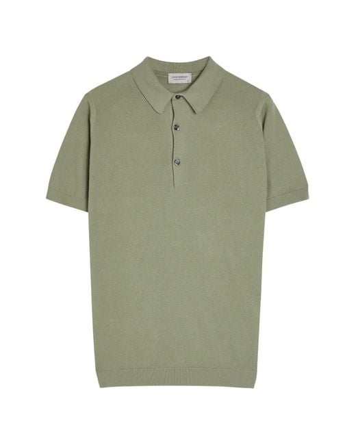 John Smedley Green Roth Short-Sleeve Sweater for men