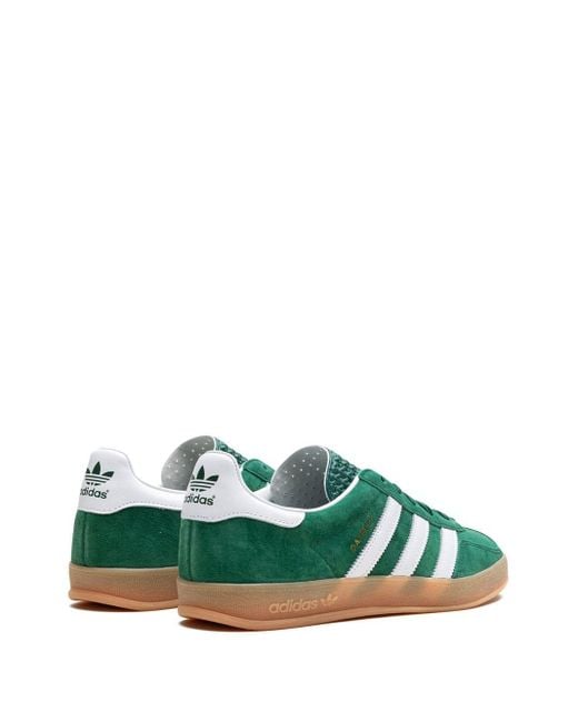 Adidas Originals Gazelle Indoor Sneakers Aus Veloursleder Mit Lederbesätzen in Green für Herren