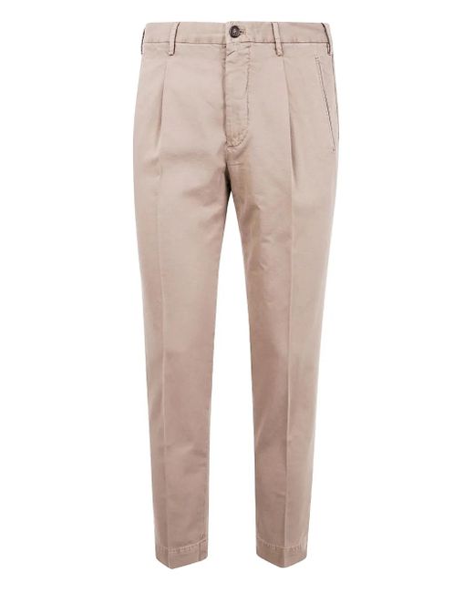 Incotex Straight Broek in het Natural voor heren