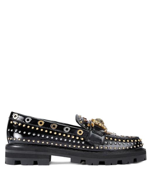 Mocassins Maison À Détails De Clous Kurt Geiger en coloris Black