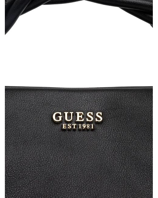 Guess Black Mini Sansa Tote Bag