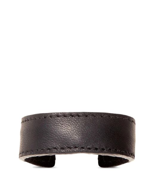 Jennifer Behr Black Mini Leather Hair Accessories