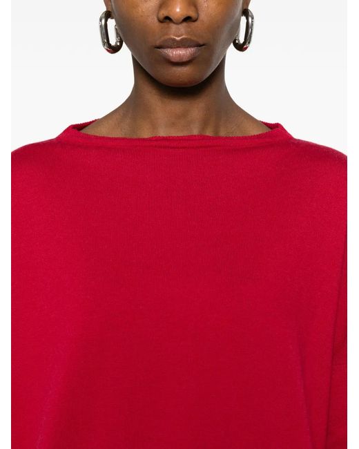 Be You Red Long-Sleeve Sweater
