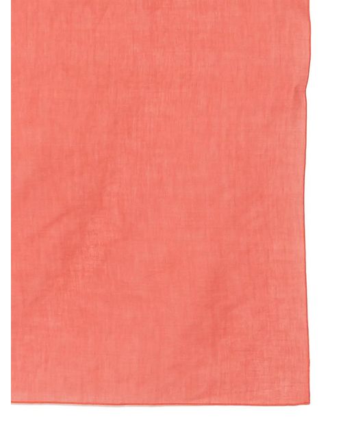 ANDAMANE Pink Semi-Sheer Scarf