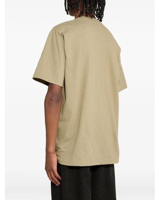 Stussy Natural Graphic-Print T-Shirt for men
