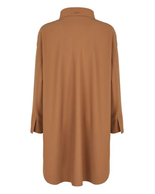 Herno Brown Single-Breasted Jacket