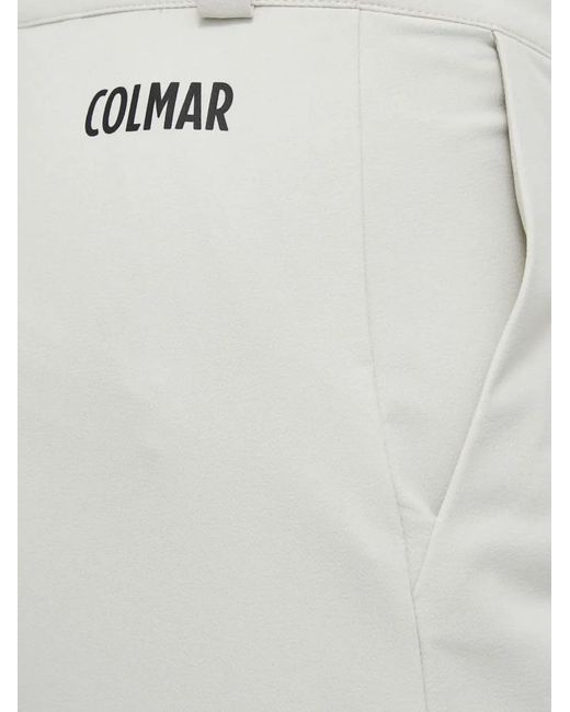 Colmar White Logo Trousers