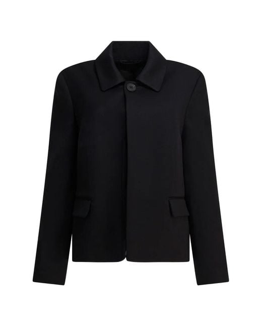 Balenciaga Black Buttoned Jacket