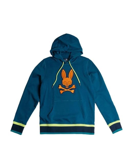 メンズ Psycho Bunny Corby "midnight Ocean" パーカー Blue