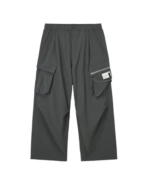 FIVE CM Gray Cargo-Pocket Trousers for men