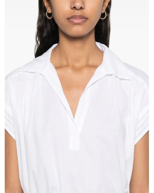 Peserico White Relaxed Fit Shirt