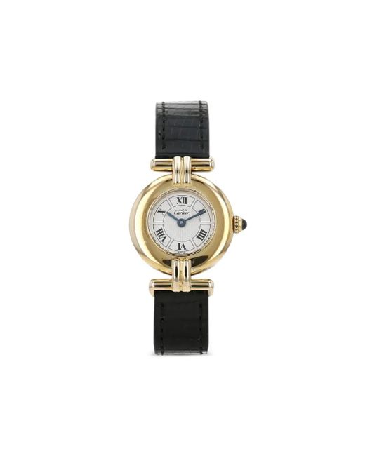 Cartier White 1990 Must Colisée 24Mm