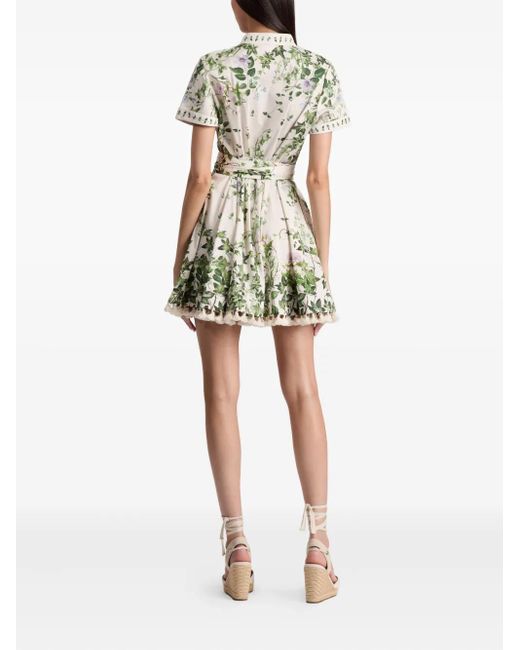 Alice + Olivia Lucy Cotton Shirtdress Alice + Olivia en coloris Green