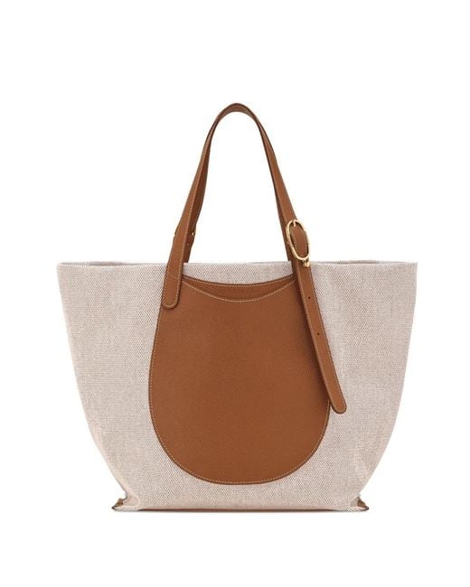 Longchamp Brown Xl Le Foulonné Tote Bag